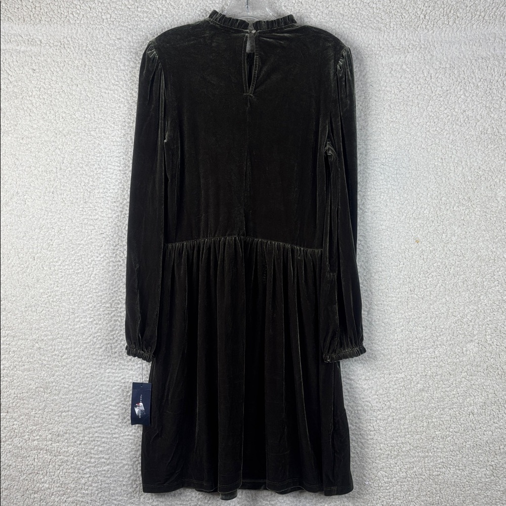 Tommy Hilfiger Dark Brown Long Sleeve Dress Size 8 - Picture 8 of 13